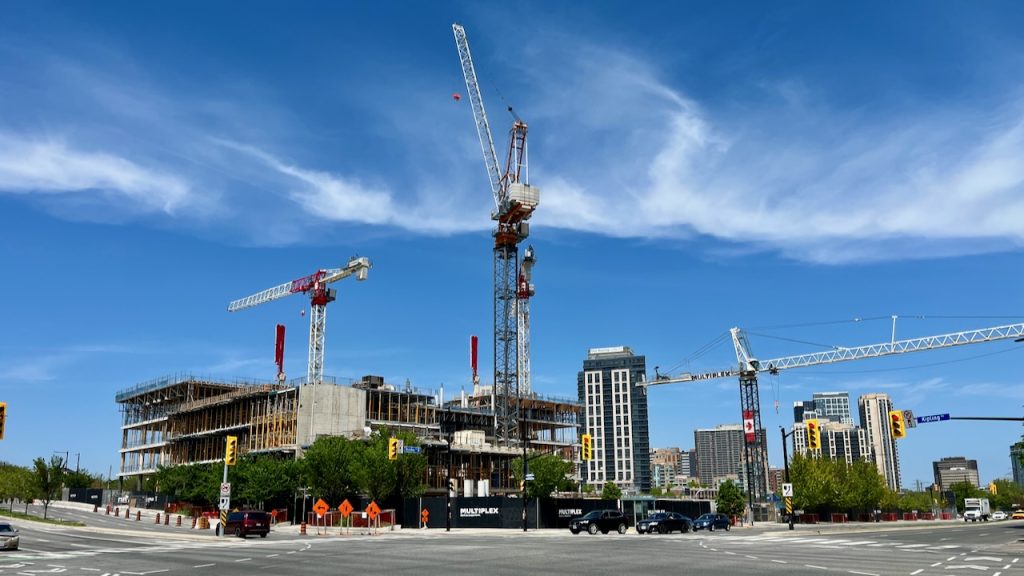 Construction at Bloor Street West and Kipling in Etobicoke, May 2026.