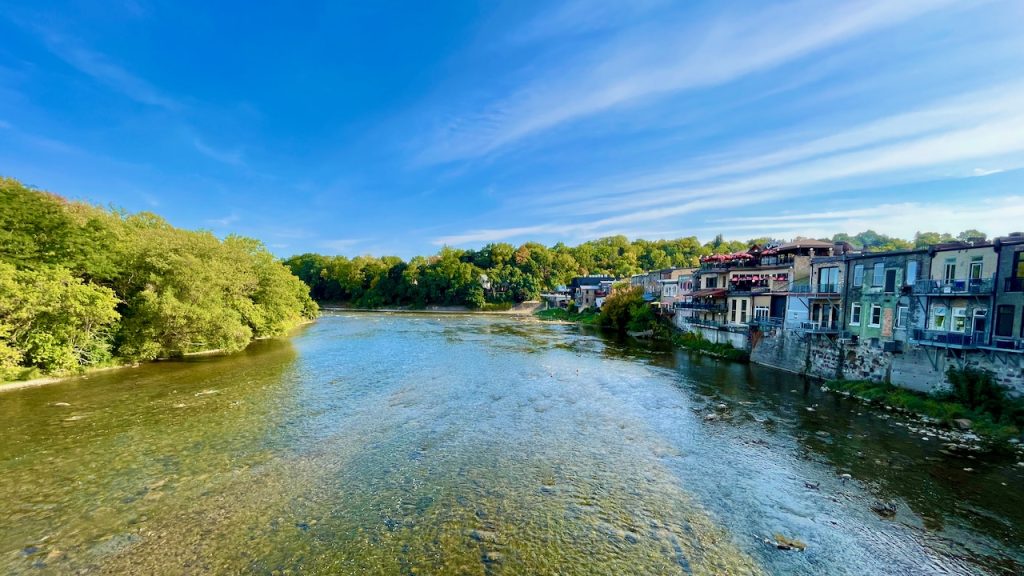 Photo of the Grand River in Paris, Ontario